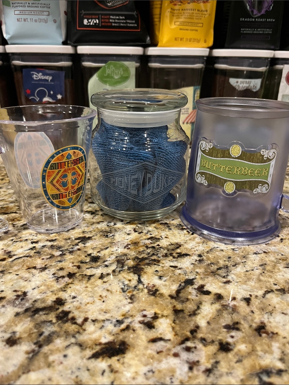Wizarding World Harry Potter Universal Candy Jar Mugs Butterbeer Honeydukes
